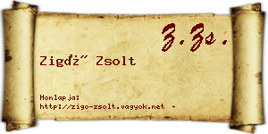 Zigó Zsolt névjegykártya